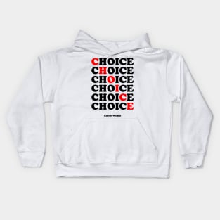 CHOICE CROSSWORD Kids Hoodie